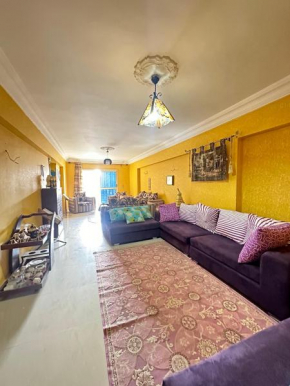 Nasr City - 2Bhk apartment - Fully furnished and equipped- super lux finishing- Sunny - 4th floor